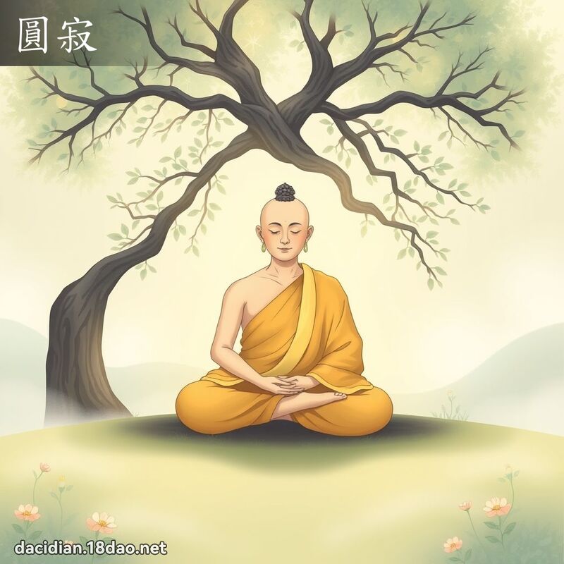 圆寂 - 国语大辞典配图