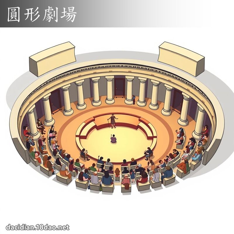圓形劇場 - 國語大辭典配圖