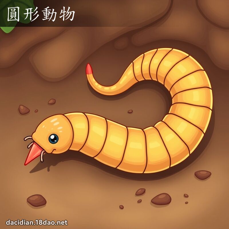 圓形動物 - 國語大辭典配圖