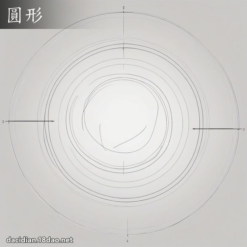圆形 - 国语大辞典配图