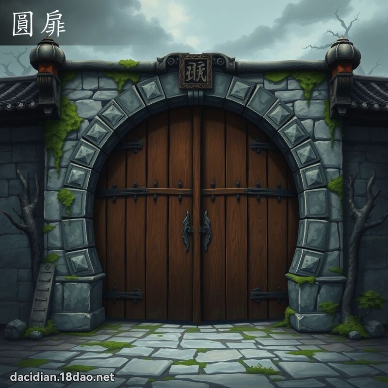 圓扉 - 國語大辭典配圖