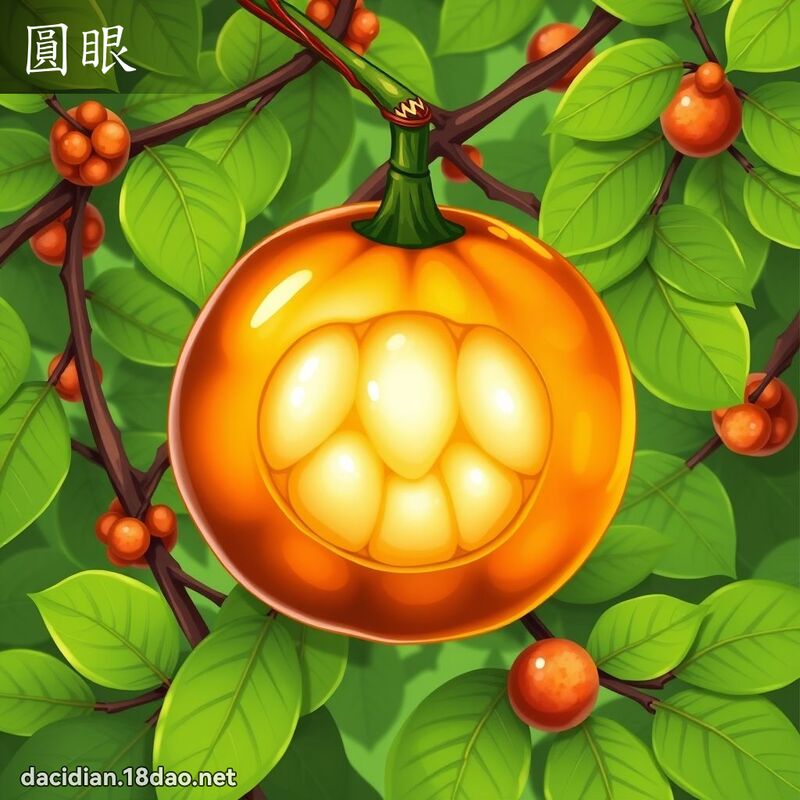 圆眼 - 国语大辞典配图