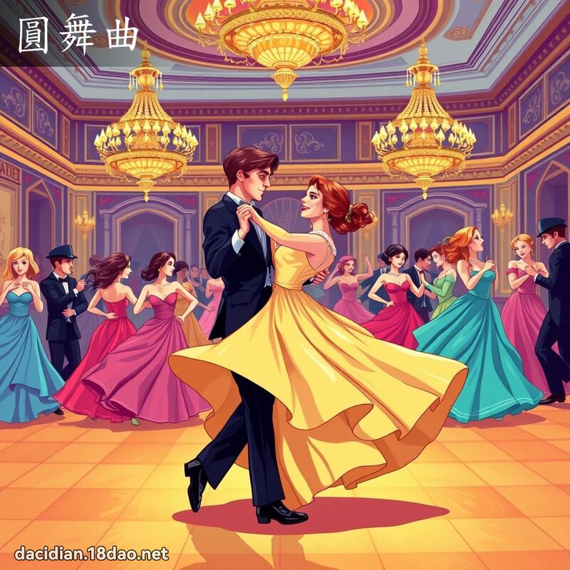圓舞曲 - 國語大辭典配圖