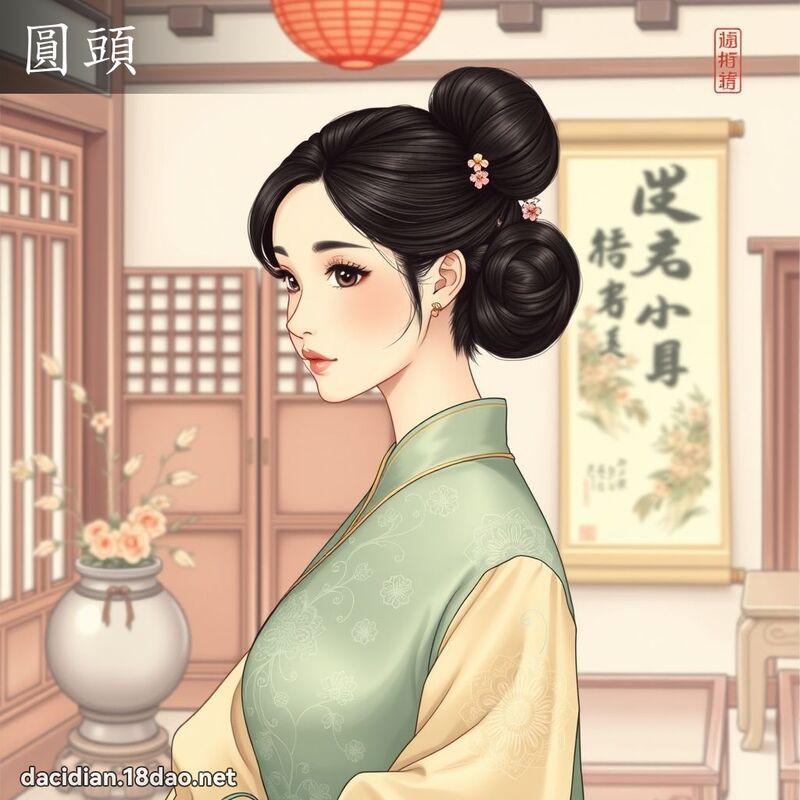 圆头 - 国语大辞典配图