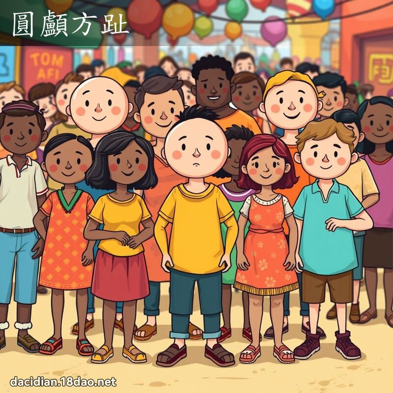 圆颅方趾 - 国语大辞典配图