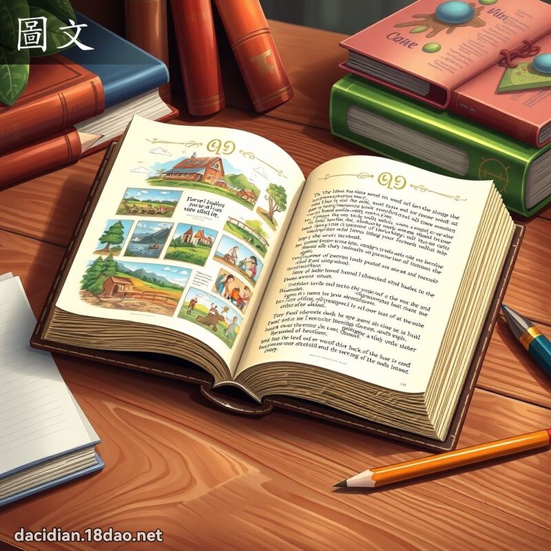 圖文 - 國語大辭典配圖