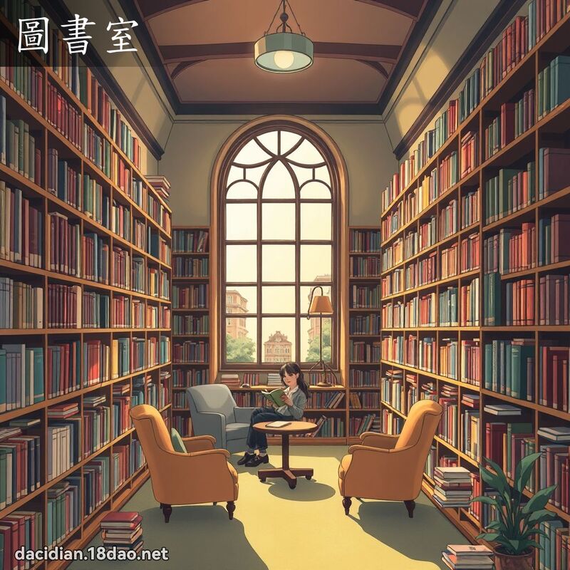 圖書室 - 國語大辭典配圖