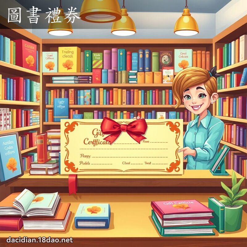 圖書禮券 - 國語大辭典配圖