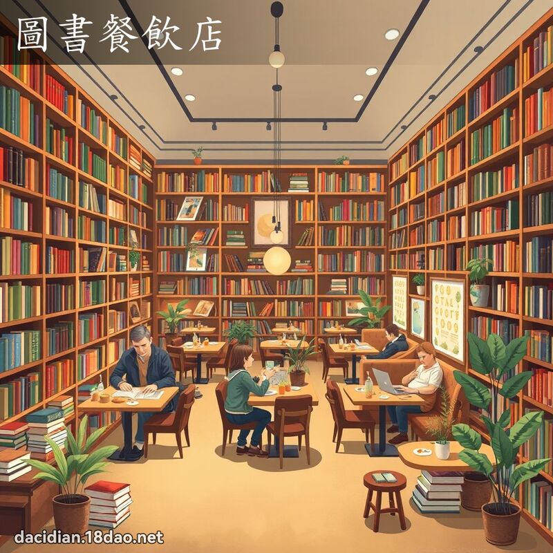 圖書餐飲店 - 國語大辭典配圖