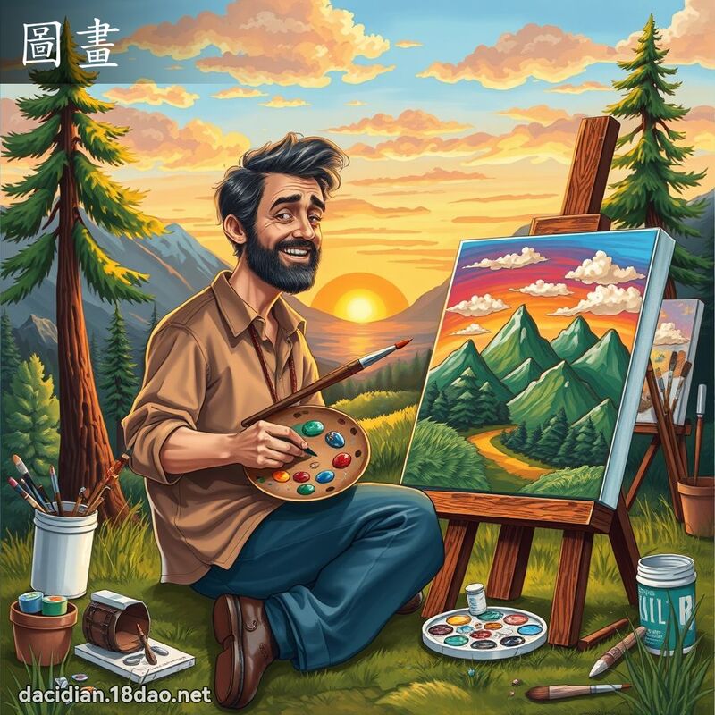 圖畫 - 國語大辭典配圖