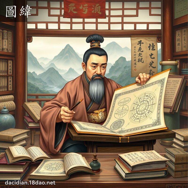 图纬 - 国语大辞典配图