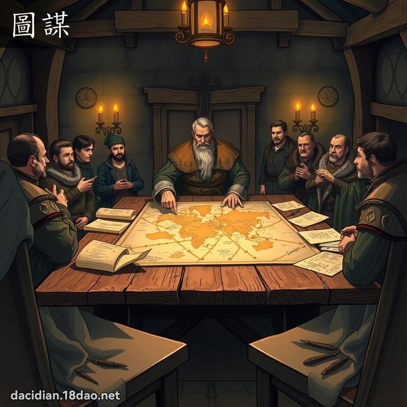 图谋 - 国语大辞典配图