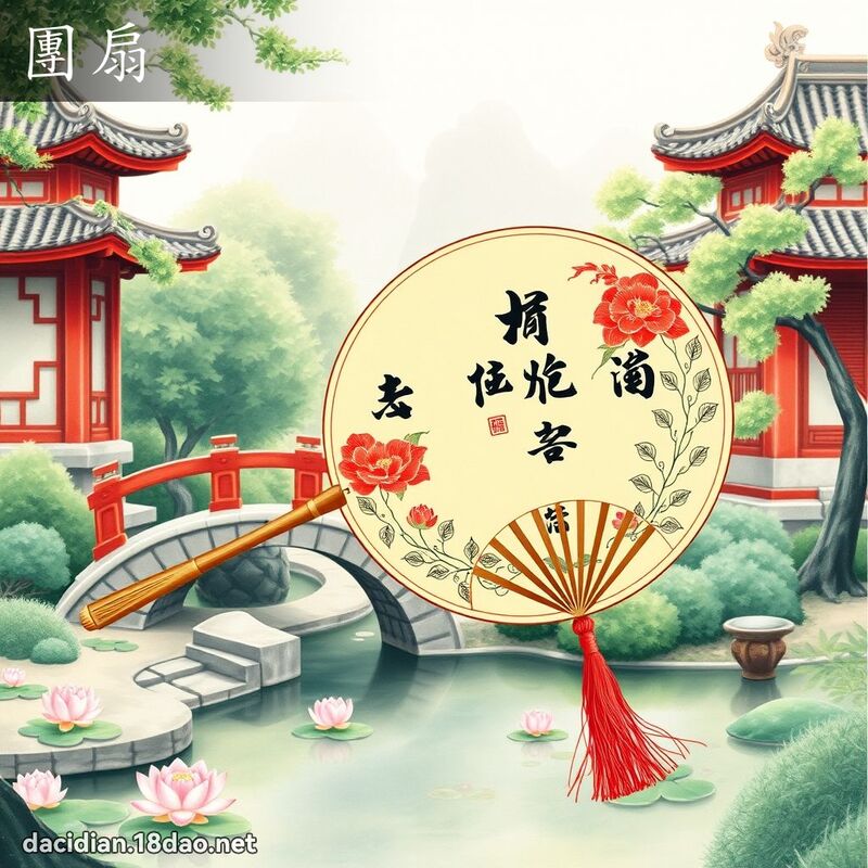 团扇 - 国语大辞典配图