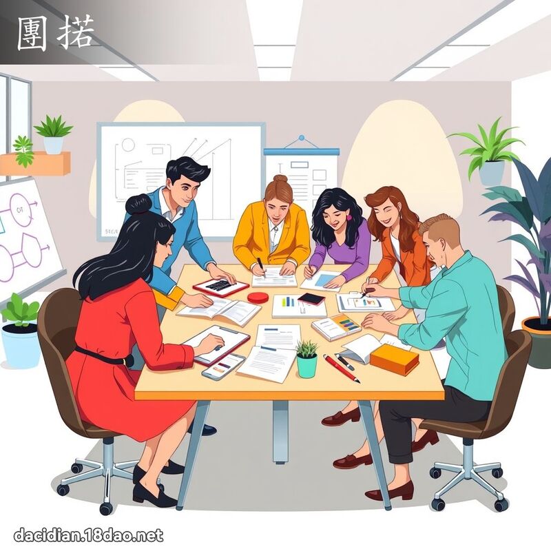 团掿 - 国语大辞典配图