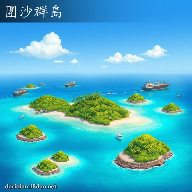团沙群岛 - 国语大辞典配图