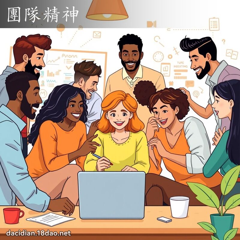 團隊精神 - 國語大辭典配圖