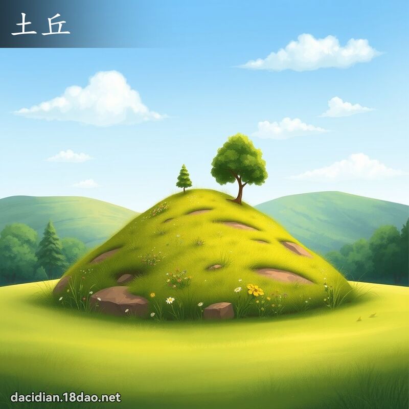 土丘 - 國語大辭典配圖
