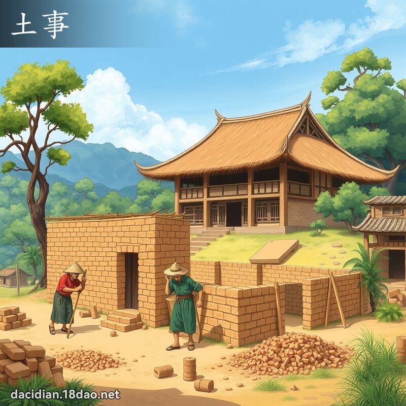 土事 - 國語大辭典配圖
