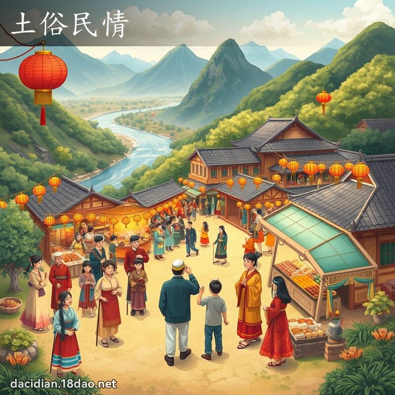 土俗民情 - 国语大辞典配图