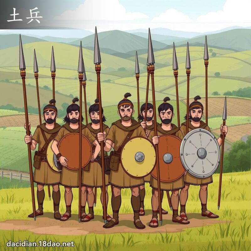 土兵 - 国语大辞典配图