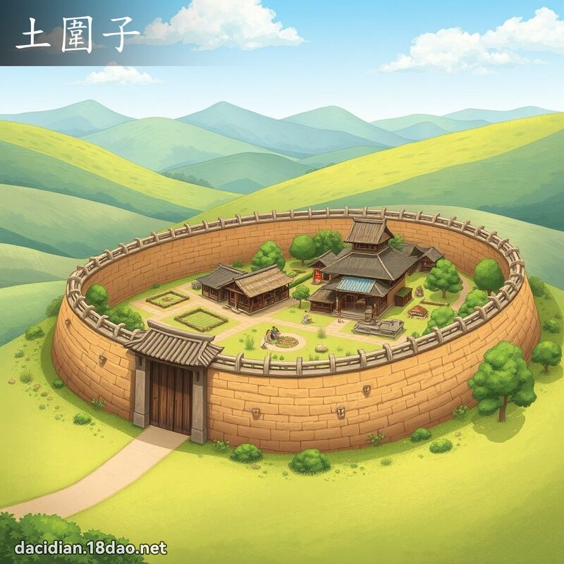 土围子 - 国语大辞典配图