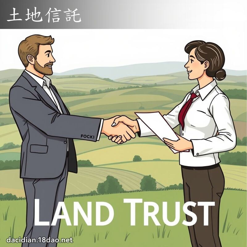 土地信託 - 国语大辞典配图