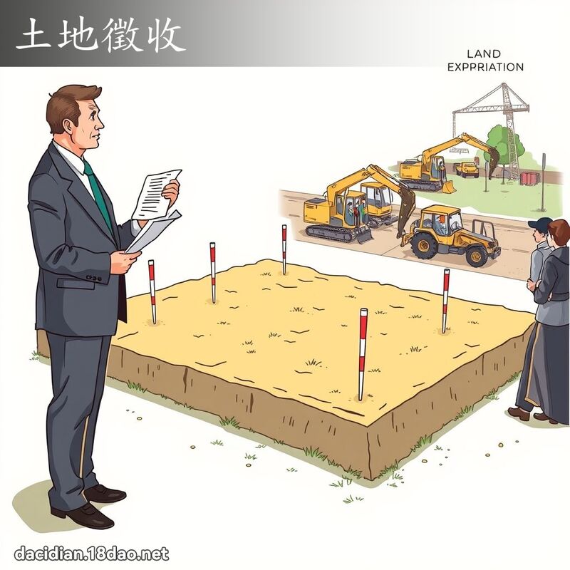 土地徵收 - 國語大辭典配圖