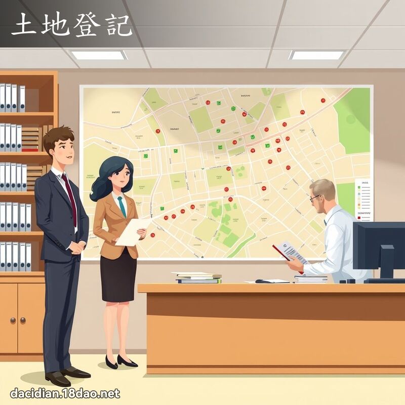 土地登记 - 国语大辞典配图