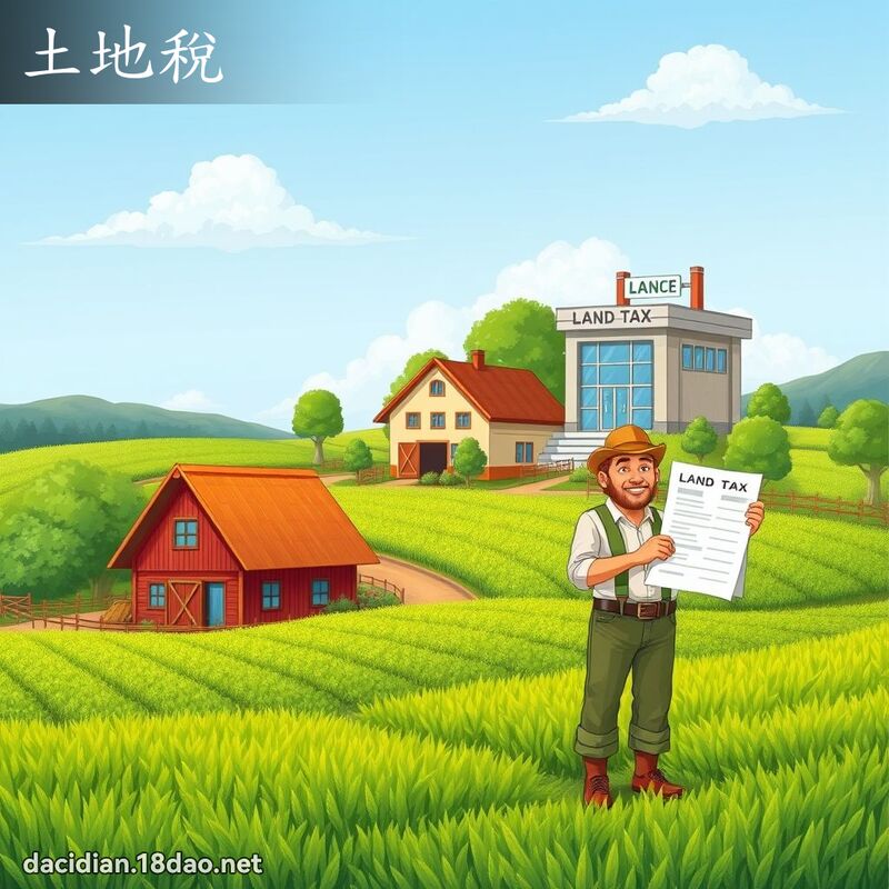 土地税 - 国语大辞典配图
