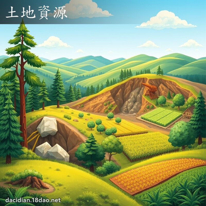 土地资源 - 国语大辞典配图