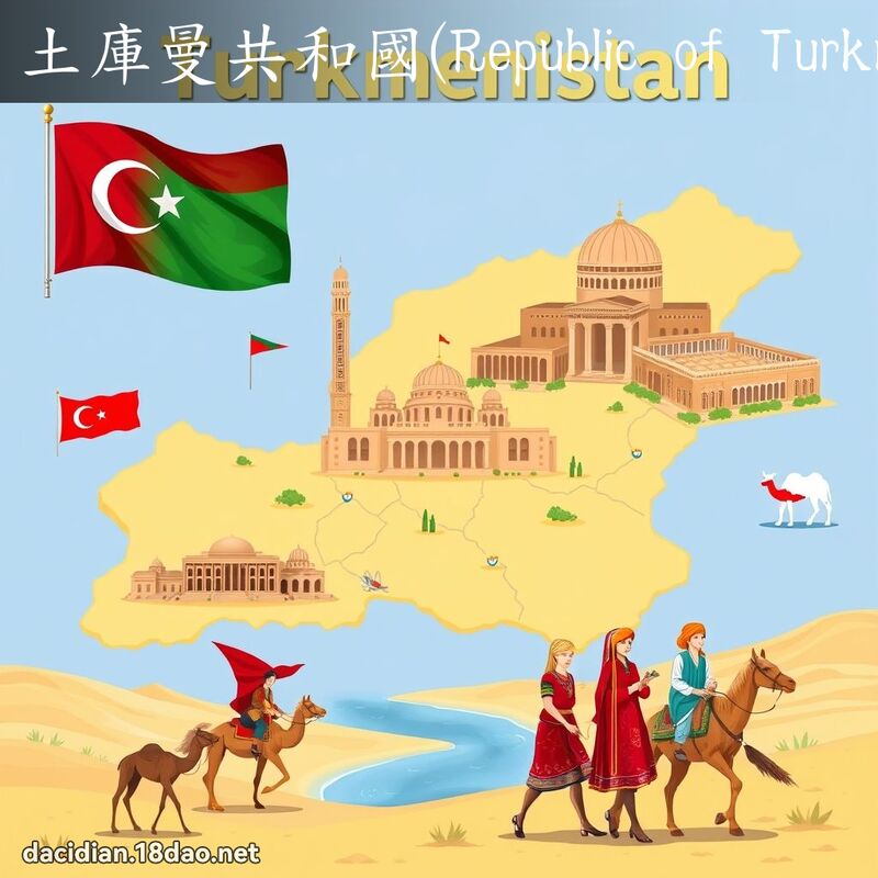 土库曼共和国(Republic of Turkmen) - 国语大辞典配图
