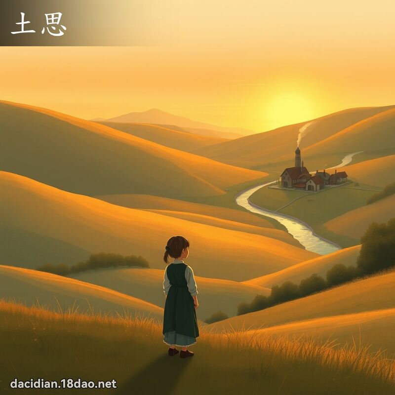 土思 - 國語大辭典配圖