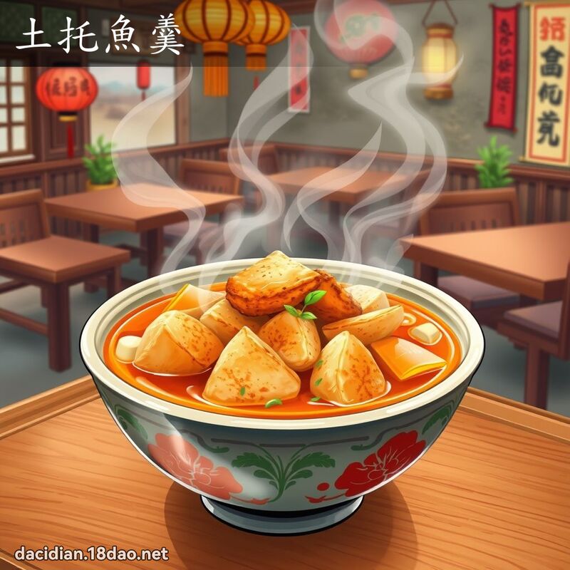 土托鱼羹 - 国语大辞典配图