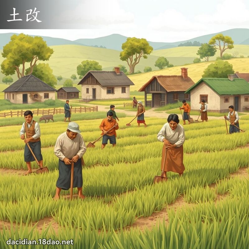 土改 - 國語大辭典配圖