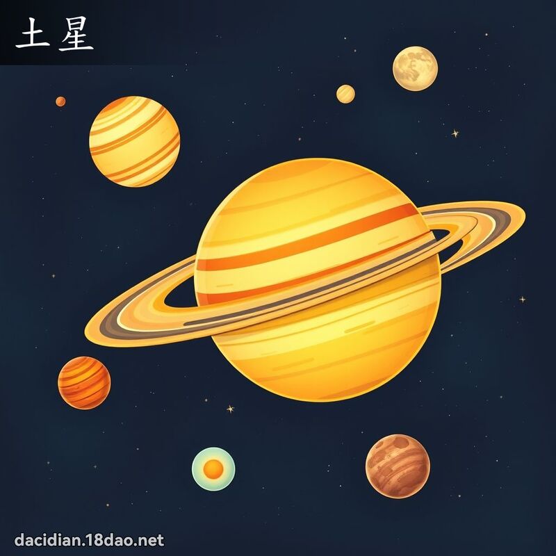土星 - 国语大辞典配图