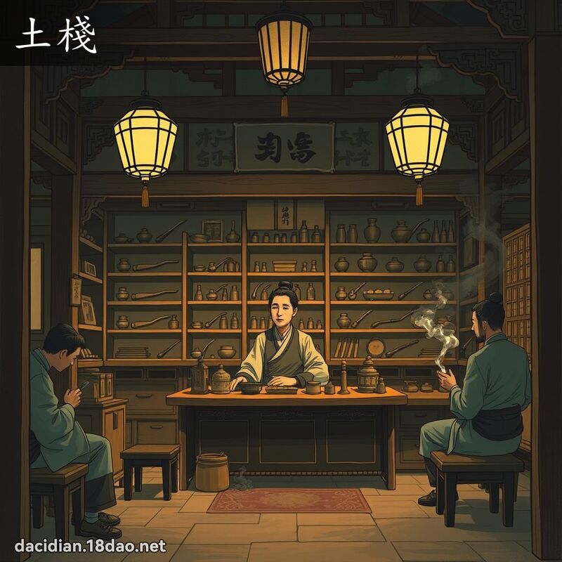 土棧 - 國語大辭典配圖