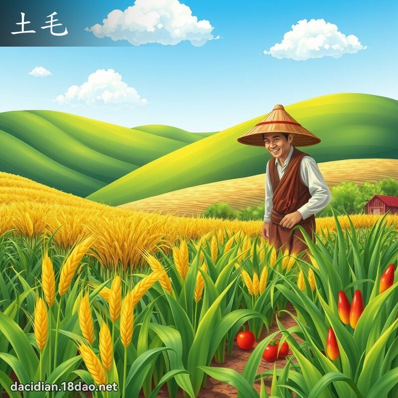 土毛 - 国语大辞典配图