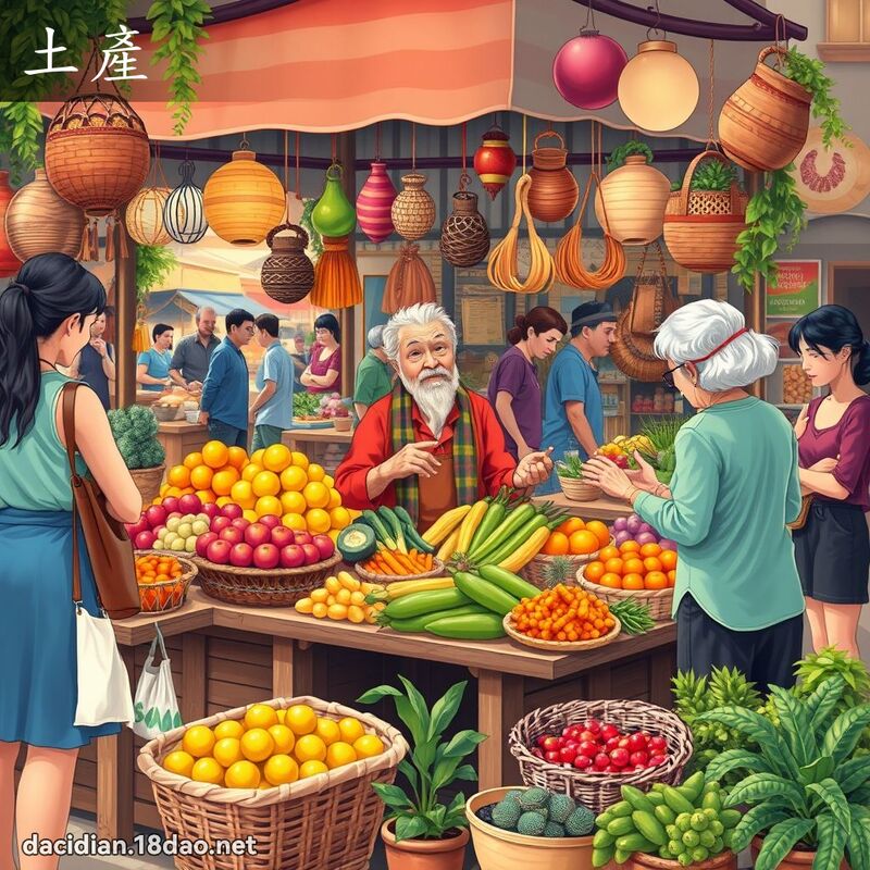 土產 - 國語大辭典配圖