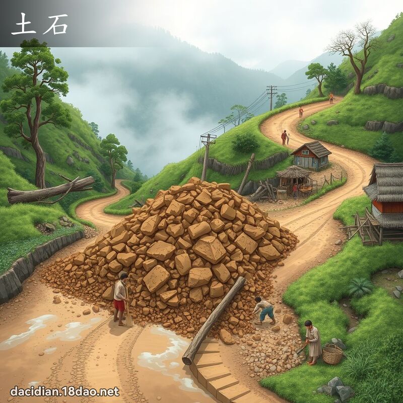 土石 - 國語大辭典配圖