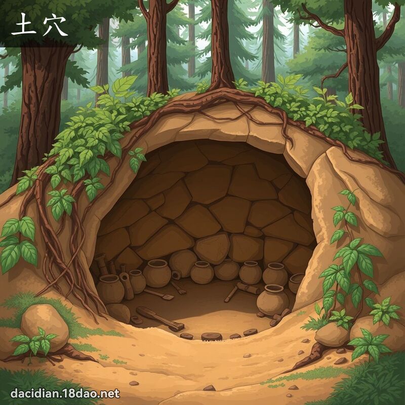 土穴 - 国语大辞典配图