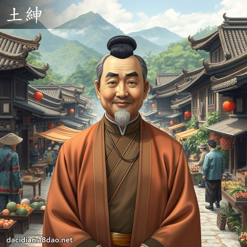 土紳 - 國語大辭典配圖