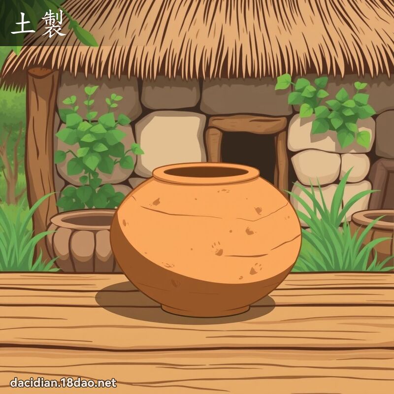 土制 - 国语大辞典配图