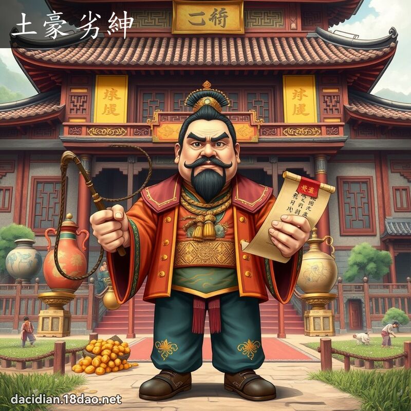 土豪劣紳 - 國語大辭典配圖