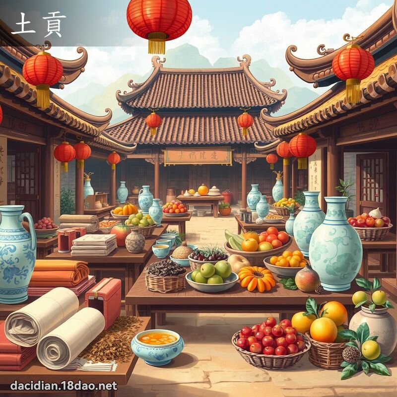 土貢 - 國語大辭典配圖