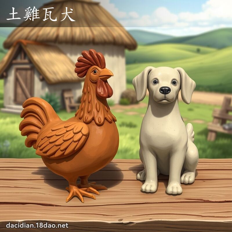 土雞瓦犬 - 國語大辭典配圖
