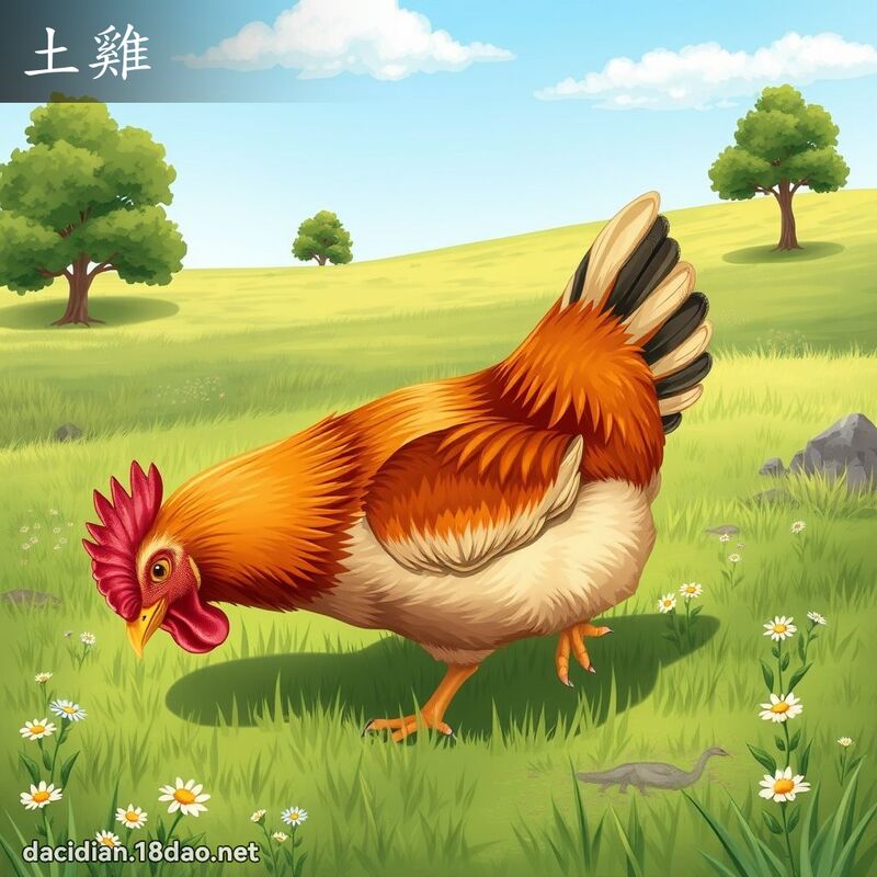 土雞 - 國語大辭典配圖