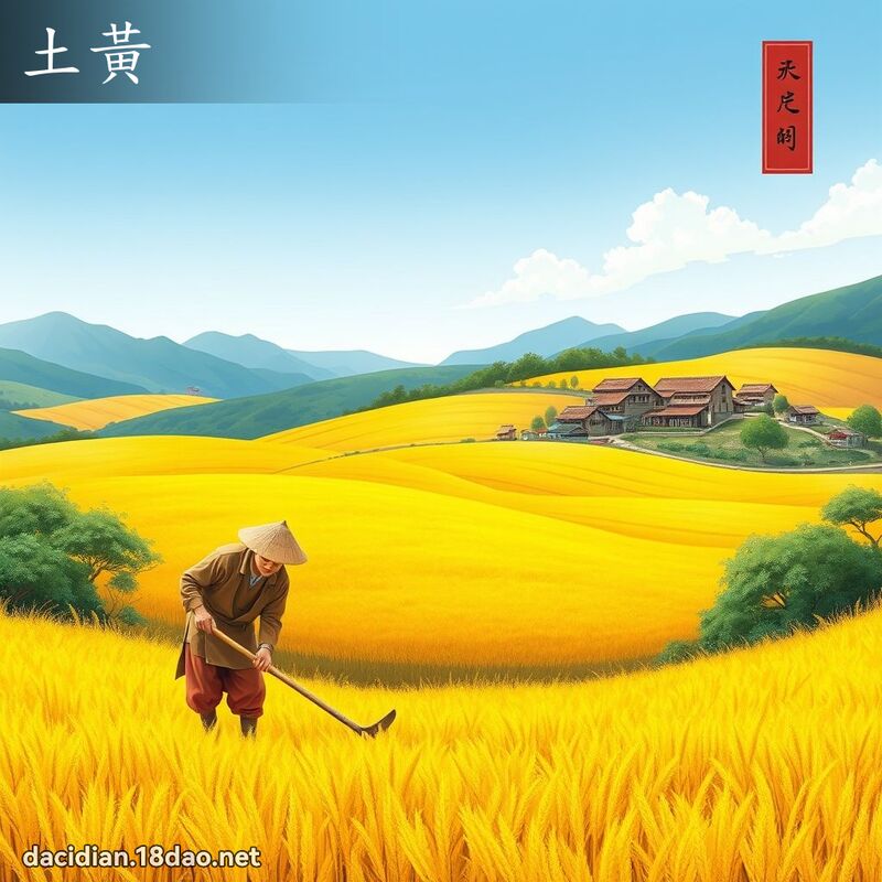土黃 - 國語大辭典配圖