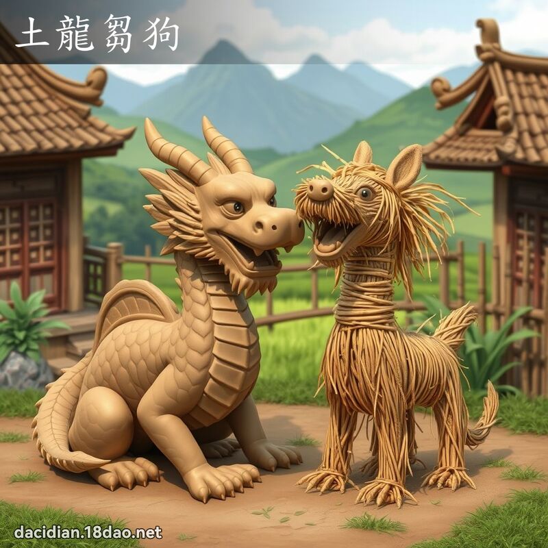 土龍芻狗 - 國語大辭典配圖