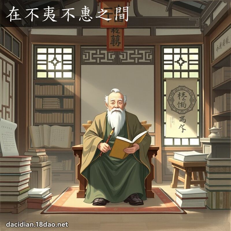 在不夷不惠之間 - 國語大辭典配圖