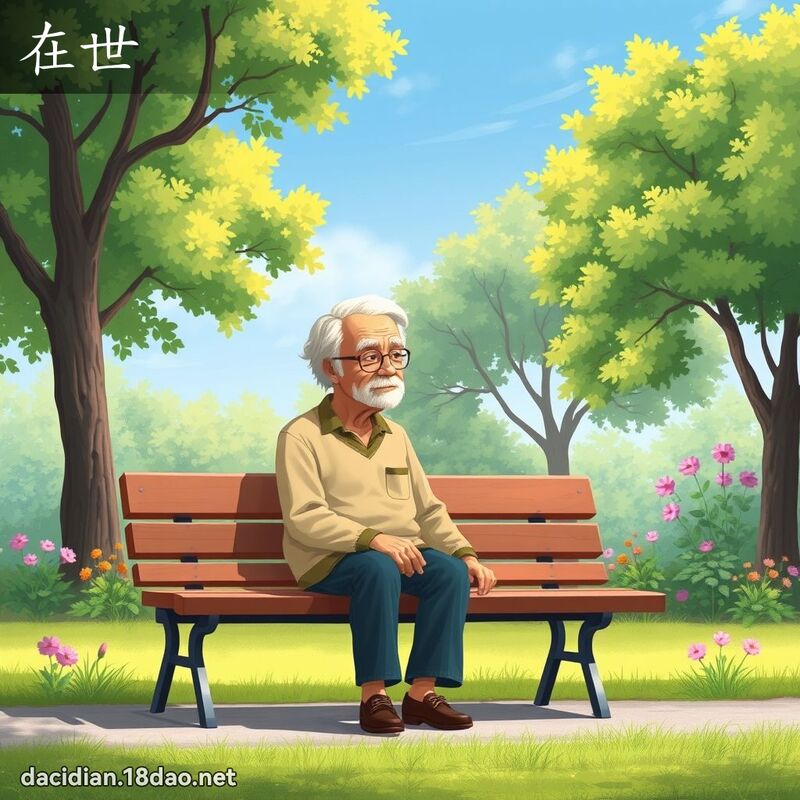 在世 - 國語大辭典配圖
